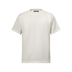 Monogram Short-Sleeved Crewneck White T-shirt - Exclusive Wear