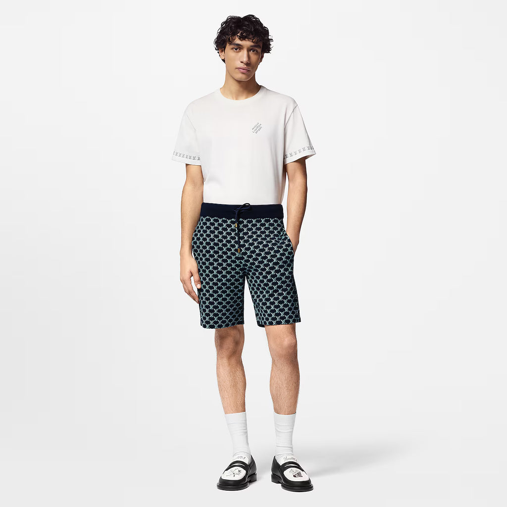 Signature Short-Sleeved Knitwear Milky White T-shirt