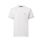 Signature Short-Sleeved Knitwear Milky White T-shirt