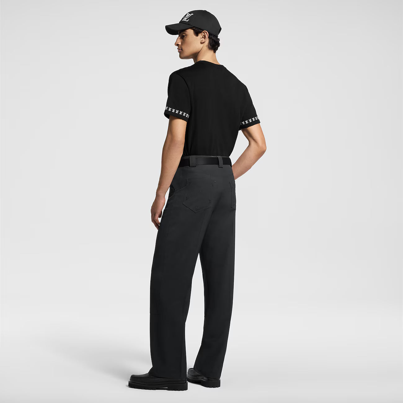 Signature Short-Sleeved Knitwear Black T-shirt