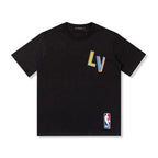 LV x NBA Black T-shirt