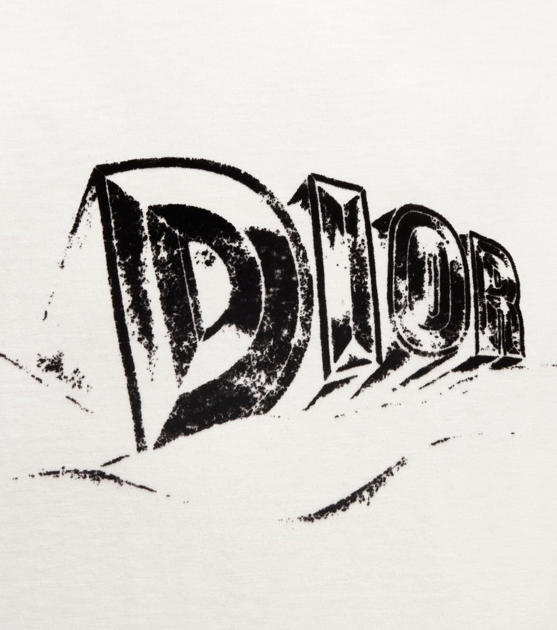 SLUB COTTON JERSEY WHITE T-SHIRT