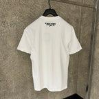 Short Sleeved Embroidered White T-shirt