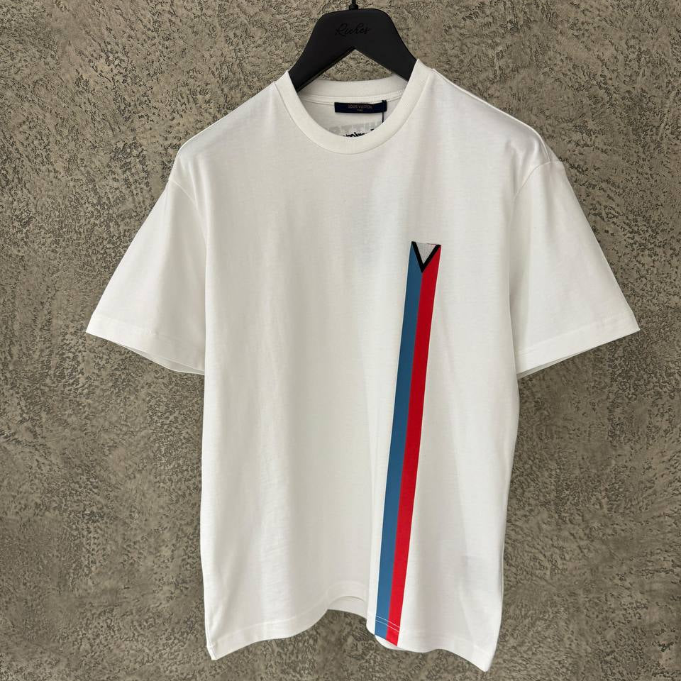 Short Sleeved Embroidered White T-shirt